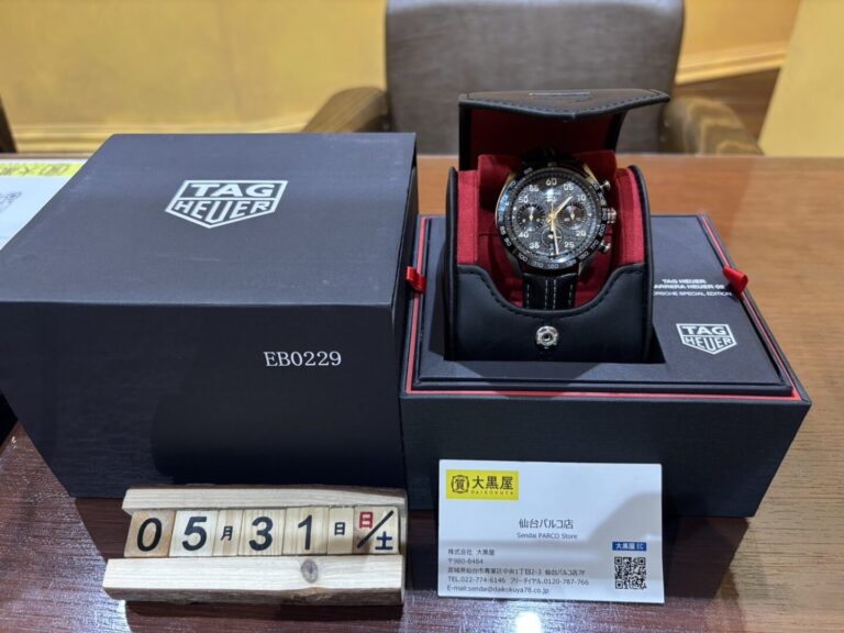 タグホイヤー　カレラ クロノグラフ × ポルシェ　CBN2A1F.FC6492　買取